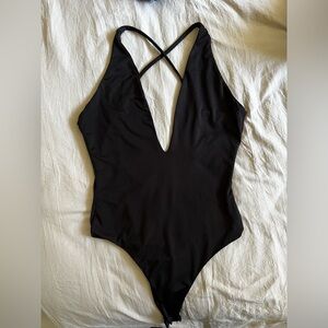 princess polly bodysuit black
